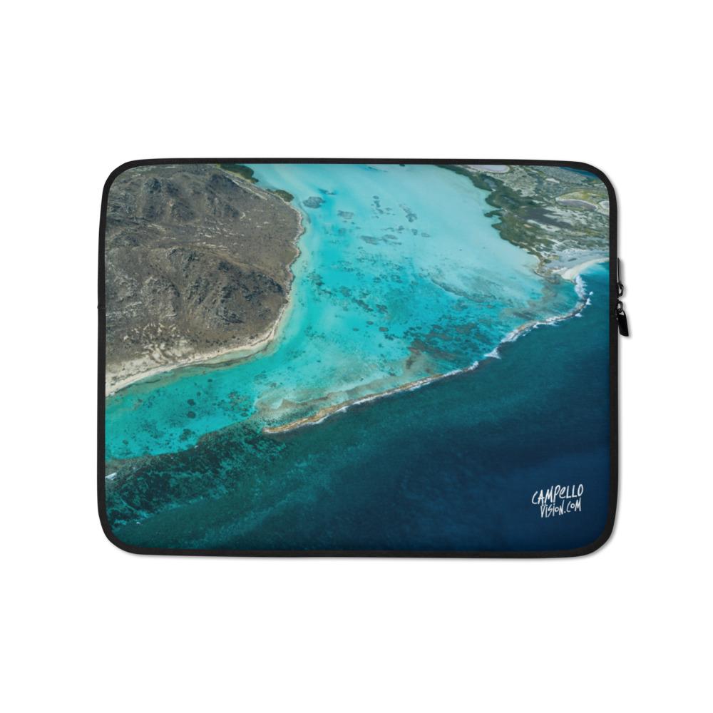 campellovision.com 13 in La Orchila Channel Campello Vision Laptop Sleeve