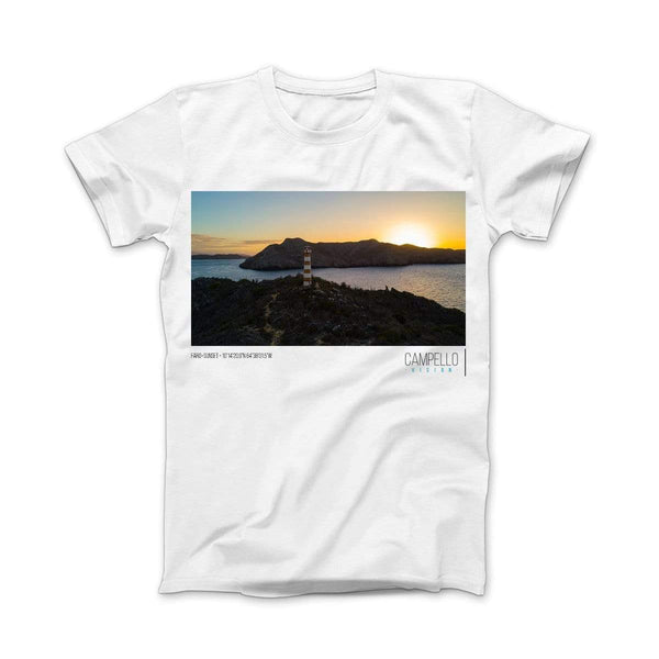 campellovision.com t-shirt Faro+Sunset T-shirt