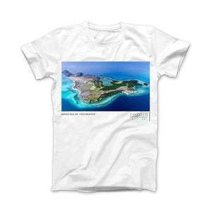 campellovision.com t-shirt Gran Roque Aereal View T-shirt