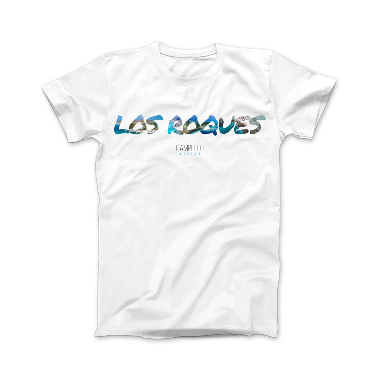 campellovision.com t-shirt Los Roques Text T-shirt