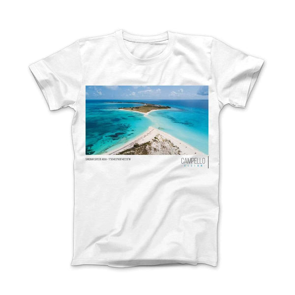 campellovision.com t-shirt Sandbar Cayo de Agua T-shirt
